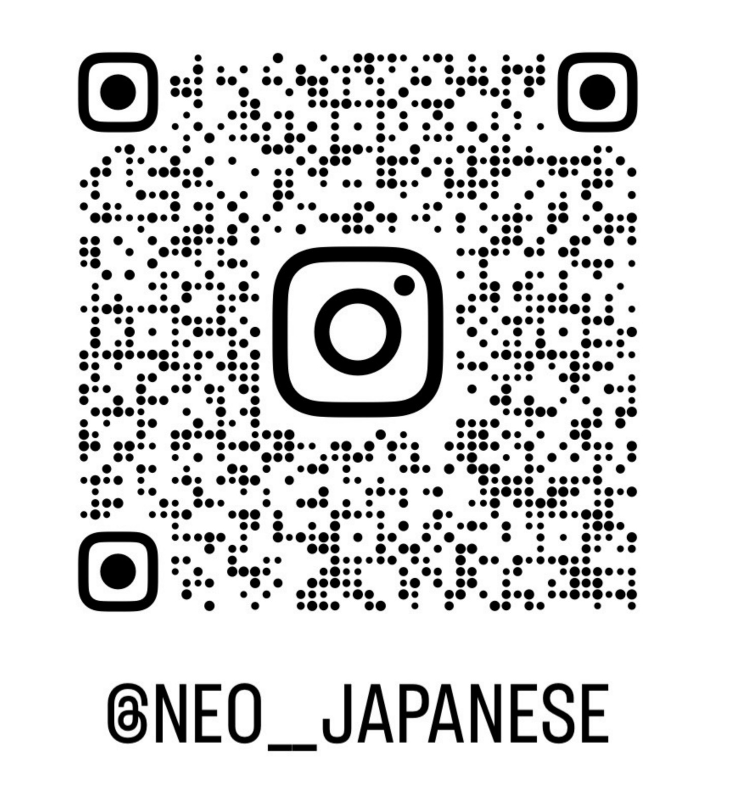 館長 三輪 愛生 Instagram (@neo__japanese) のQRコード